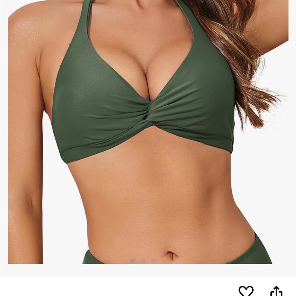 Halter swim top